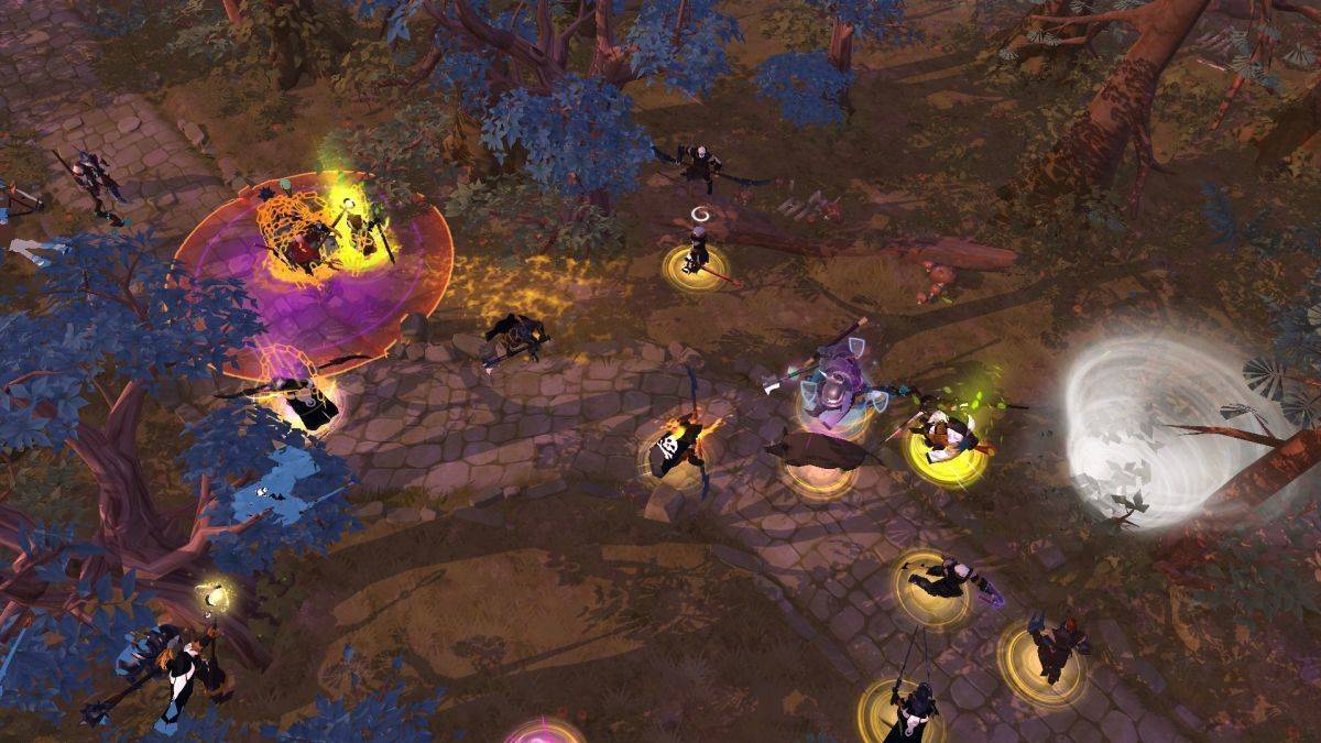 Die Spielewelt von Albion Online.