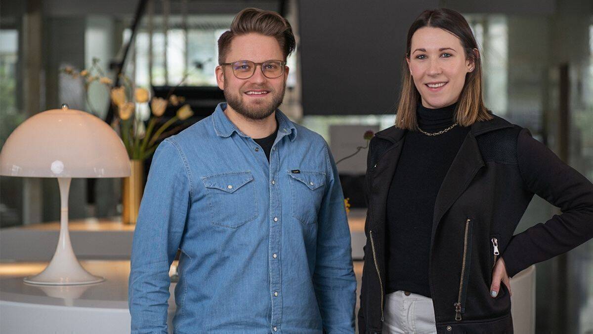 Director Sustainability Phillip Grimm und Sustainability Manager Ashley Remus.