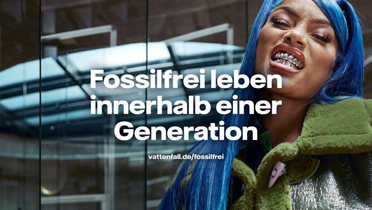 Grillz aus fossilfreiem Stahl: Rapperin Stefflon Don ist das Gesicht der Vattenfall-Kampagne.