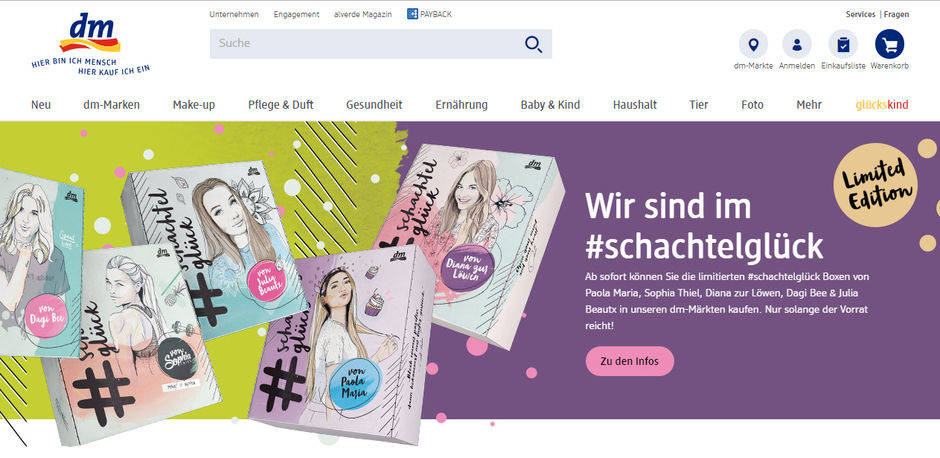 Online waren die ersten Influencer-Boxen nach einer Stunde ausverkauft.