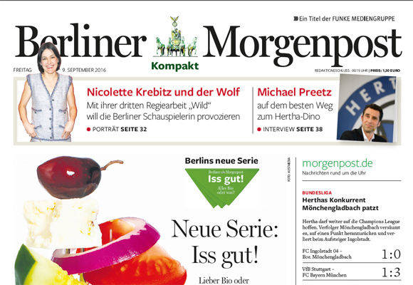 Die Kompakt-Ausgabe soll den Auflagenverfall der "Morgenpost" stoppen.