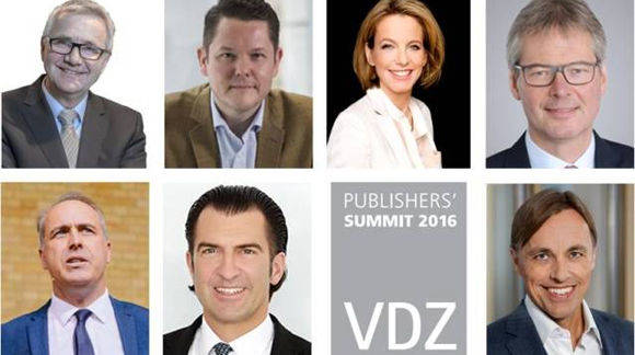 Hochkarätige Redner beim Publishers' Summit.