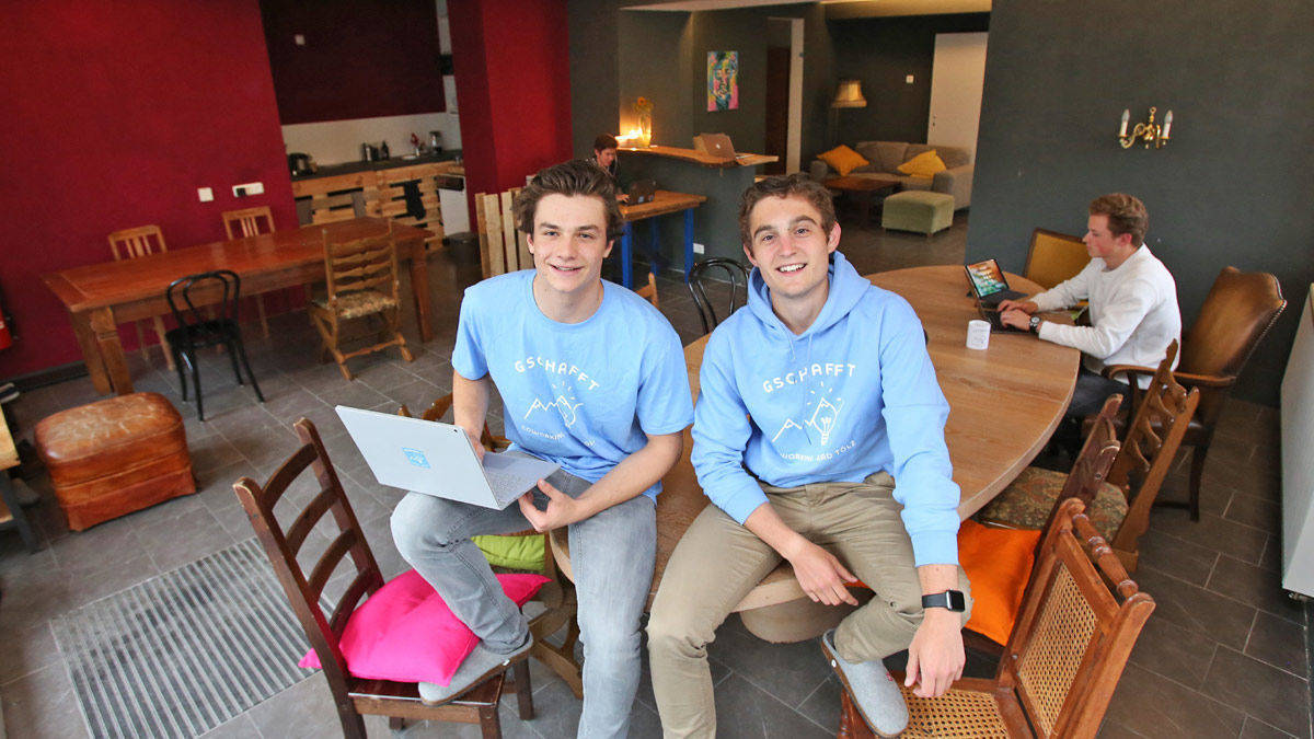 Die beiden Gründer Maxi Mayr und Henrik Heubl (von li.)