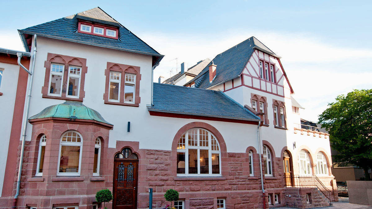 Das ist der Unternehmenssitz von Moccamedia in Trier. 