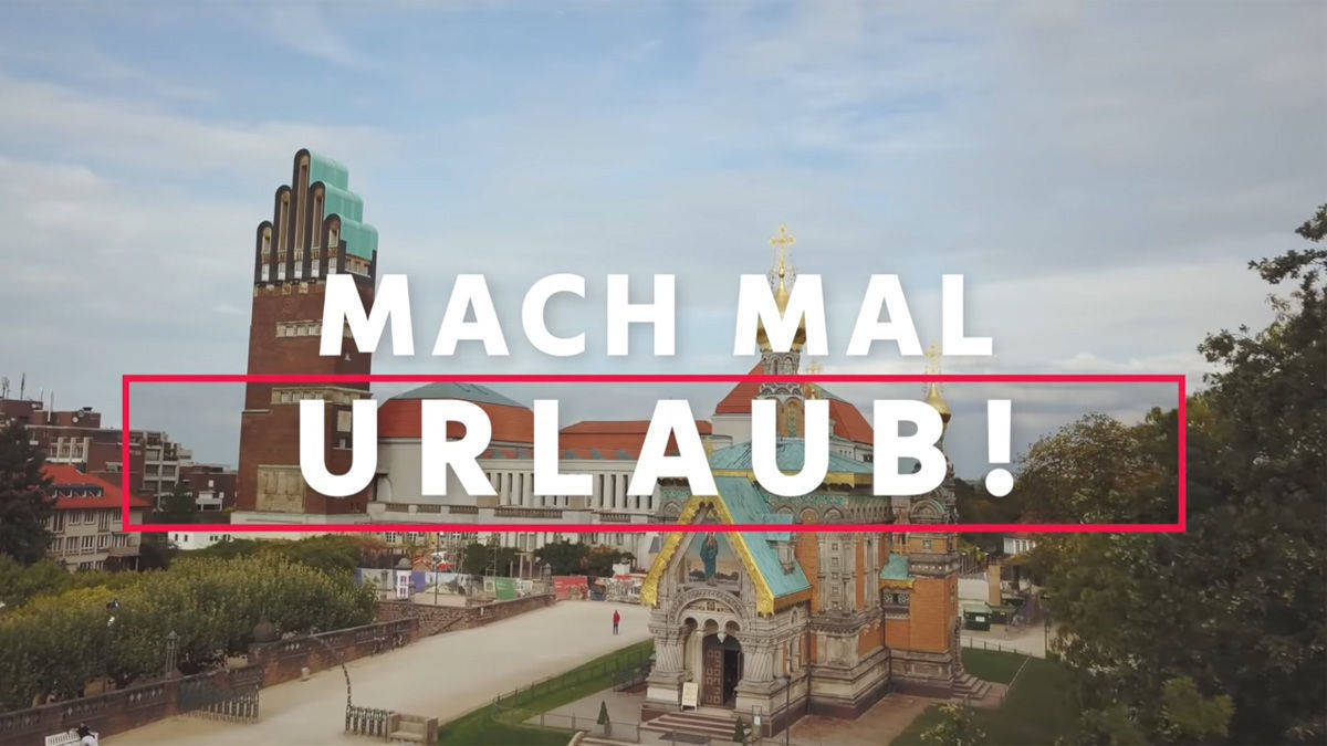 Darmstadt, eines der attraktiven Ziele in Hessen. 