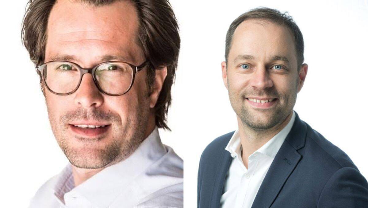 Carli Underberg, Stv. Chefredakteur SPORT (BILD & SPORT BILD), l., und Stefan Mölling, Managing Director Digital, Media Impact GmbH & Co. KG Axel Springer, r.