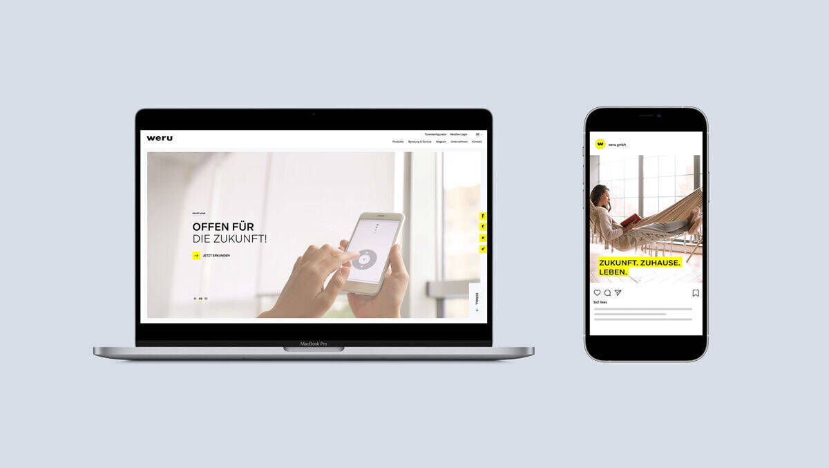 Die neue Website von WERU