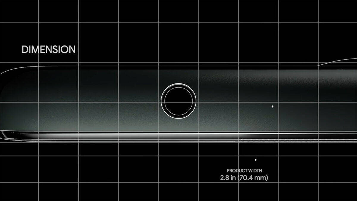 Der kreisrunde Kopfhöreranschluss von Google – nur echt in makellosen 360 Grad.