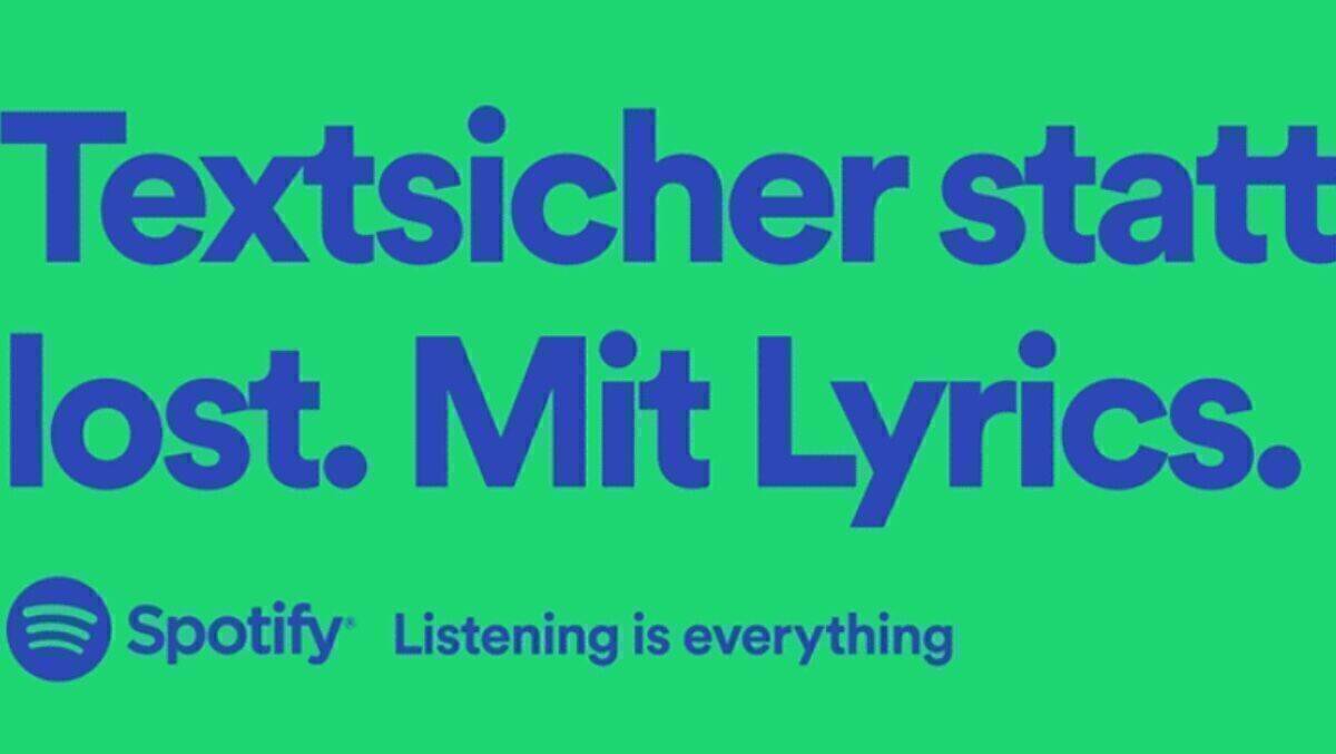 Singalong mit Spotify: Endlich werden auch Liedtexte angezeigt.