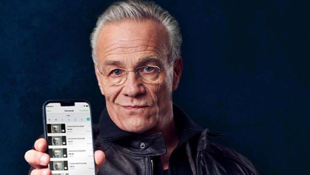 Klaus J. Behrendt ist das neue Testimonial der Smart-Home-Firma Arlo.