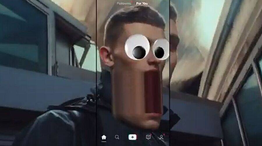 Szene aus Tiktoks aktueller TV-Kampagne.