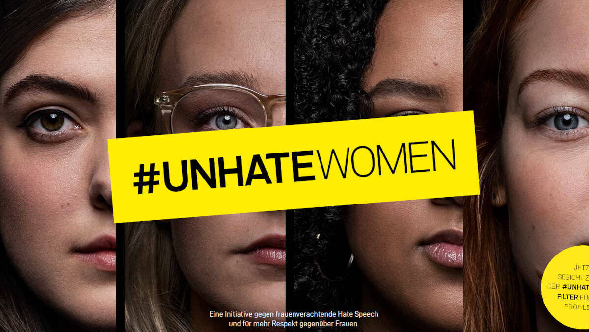 #unhatewoman gehört zu den Goldpreisträgern des diesjährigen MAX-Awards.
