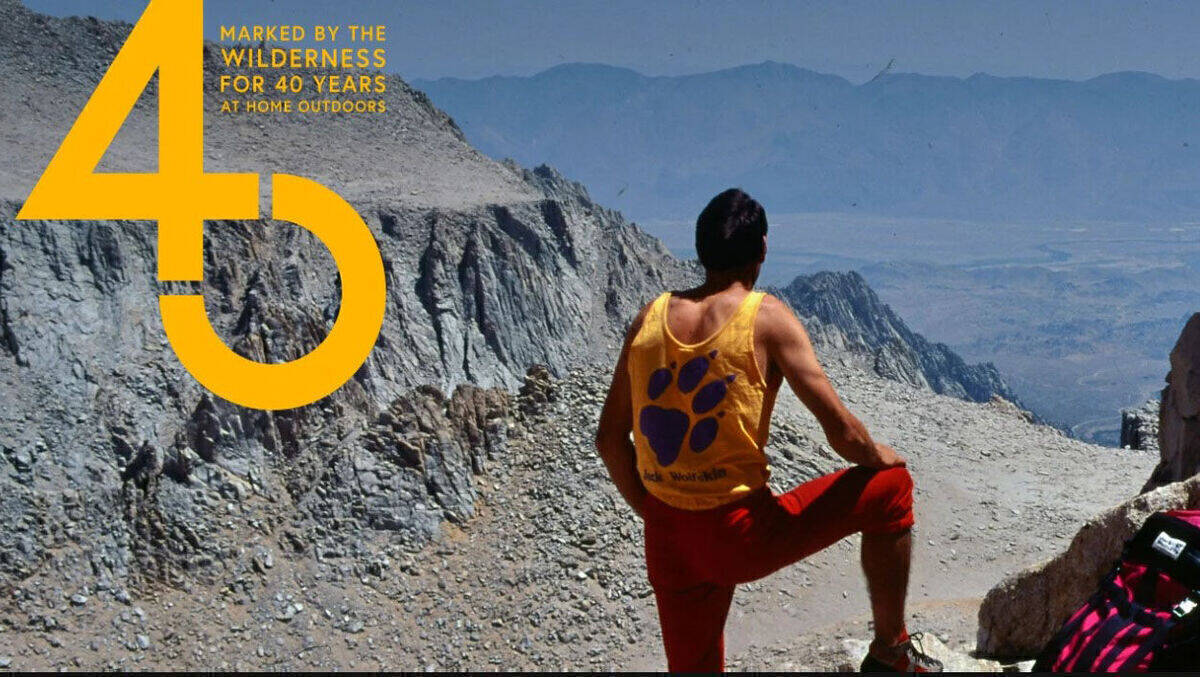 Jack Wolfskin zitiert sich im Jubiläumsjahr selbst.