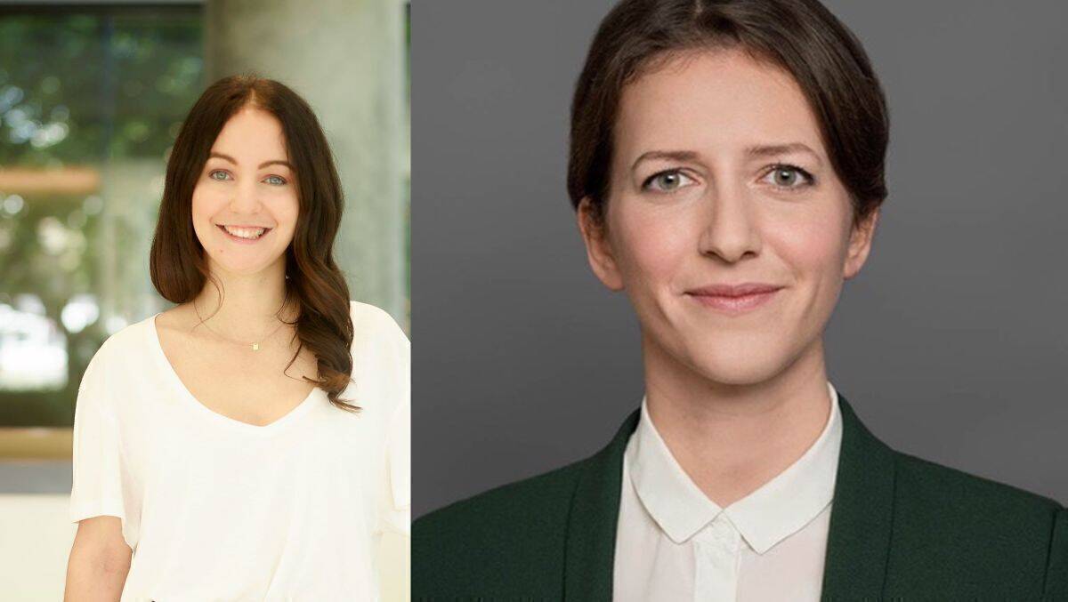 Elena Schlosser, Garnier (l.), Bianca Maley, L'Oréal