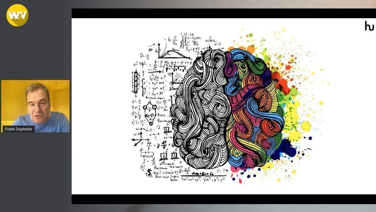 Nicht nur die linke, auch die rechte Gehirnhälfte braucht es, um den Sinn zu finden - Frank Dopheide erklärt, warum.